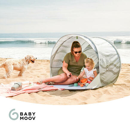 Tente anti-UV rafraîchissante  Moov & Protect Green lagoon  BABYMOOV - 7