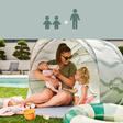 Tente anti-UV rafraîchissante  Moov & Protect Green lagoon  BABYMOOV - 9