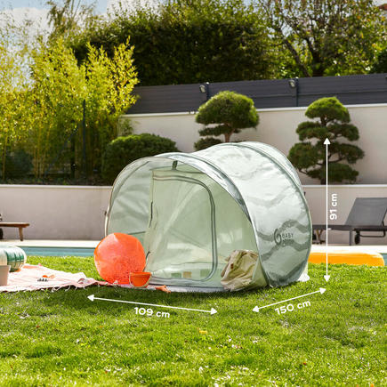 Tente anti-UV rafraîchissante  Moov & Protect Green lagoon  BABYMOOV - 11