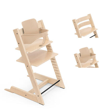 Chaise haute Tripp Trapp + Baby Set Naturel STOKKE