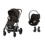 Poussette DUO Balios S Lux Chocolate Brown + Cloud G Magic Black