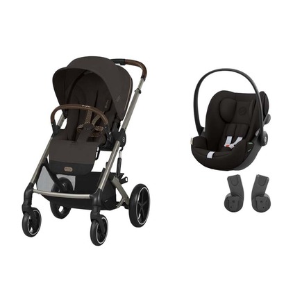 Poussette DUO Balios S Lux Chocolate Brown + Cloud G Magic Black CYBEX