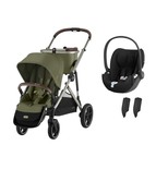 Poussette Duo GAZELLE S Moss Green + Cloud T I-Size Sepia Black