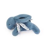 Peluche lapin 25 cm Bleu