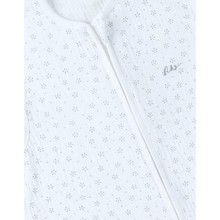 Gigoteuse 100cm floral mousseline blanc NOUKIE 'S - 4