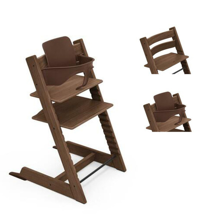 Chaise haute Tripp Trapp + Baby Set Brun OFFERT STOKKE