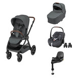 POUSSETTE TRIO Oxford + Pebble 360 pro2 + Nacelle Sense Twillic Graphite + Base 360 pro offerte