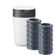 Poubelle à couches Twist & Click Blanc + 12 recharges TOMMEE TIPPEE