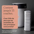 Poubelle à couches Twist & Click Blanc + 1 recharge TOMMEE TIPPEE - 5