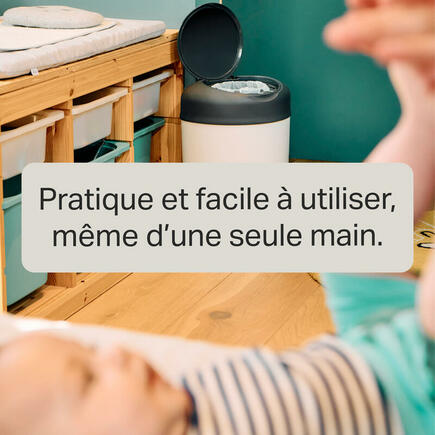 Poubelle à couches Simplee Blanc + 1 recharge TOMMEE TIPPEE - 3