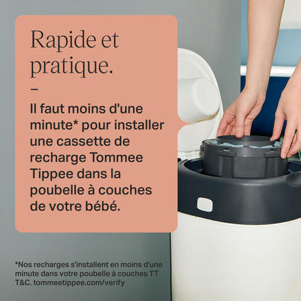 Lot de 3 recharges de poubelle à couches Twist & Click TOMMEE TIPPEE - 4