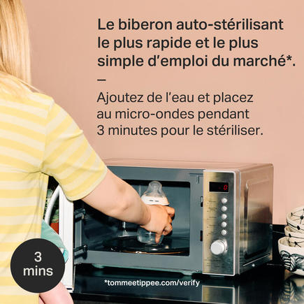Biberon verre anti-colique Natural Start 250ml TOMMEE TIPPEE - 6
