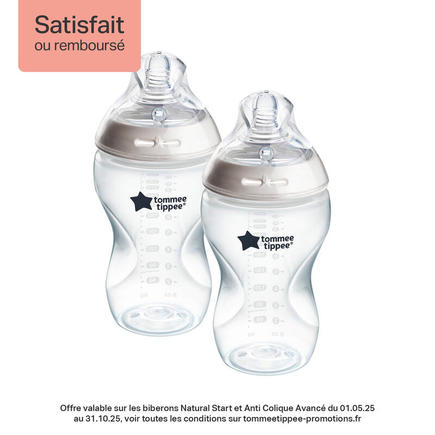 Lot de 2 biberons anti-colique Natural Start 340ml TOMMEE TIPPEE - 2