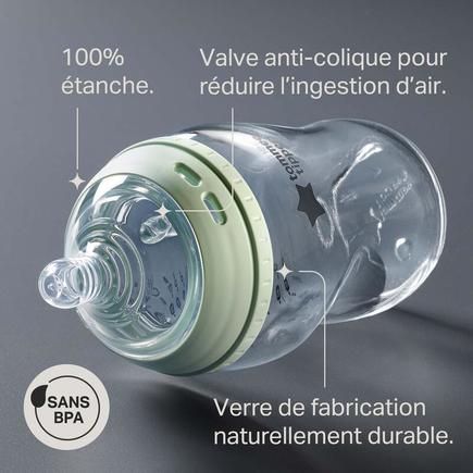 Biberon verre anti-colique Natural Start 250ml TOMMEE TIPPEE - 4