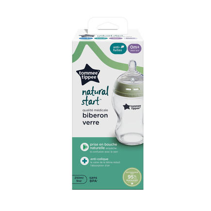 Biberon verre anti-colique Natural Start 250ml TOMMEE TIPPEE - 8