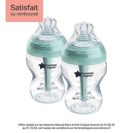 Lot de 2 biberons Anti-colique Avancé 260ml TOMMEE TIPPEE - 2