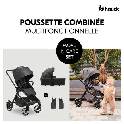 Poussette DUO Move N Care Set - Black HAUCK - 3