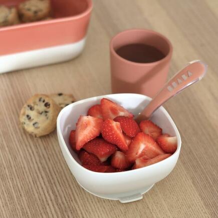 Coffret Repas Silicone 4 Pièce - Terracotta  BEABA - 4