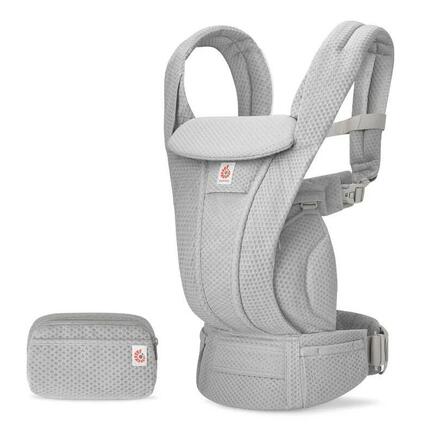 Porte bébé Omni Deluxe Mesh Gris Perle ERGOBABY