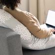Coussin Big Flopsy™ - Jersey De Coton - Flower Gris BEABA