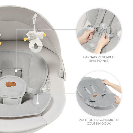 Balancelle-transat TULSY beige  KINDERKRAFT - 6
