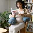 Coussin Big Flopsy™ - Fleur De Coton - Mineral Grey BEABA