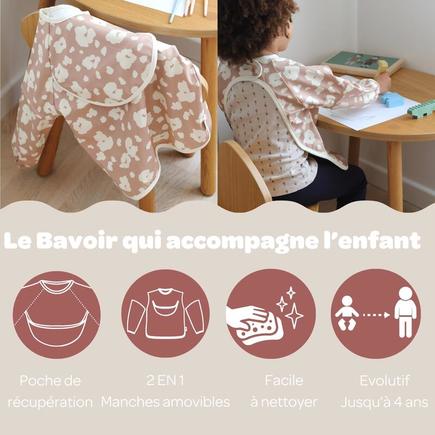 Bavoir À Manches Évolutif - Savannah Bloom BEABA - 2