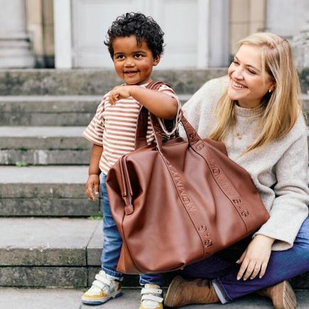 Sac à Langer Mommy Bag  - Signature - Simili - Dark Brown CHILDHOME - 6