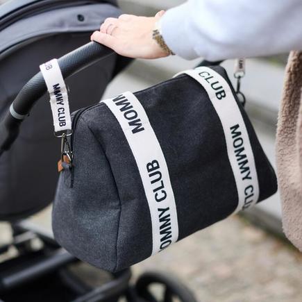 Sac à Langer Mommy Bag  - Signature - Canevas - Black CHILDHOME - 7
