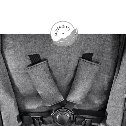 Poussette double Atlantic Twin Mélange Grey HAUCK - 22