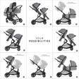 Poussette double Atlantic Twin Mélange Grey HAUCK - 19
