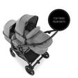 Poussette double Atlantic Twin Mélange Grey HAUCK