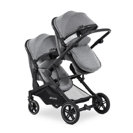 Poussette double Atlantic Twin Mélange Grey HAUCK - 17
