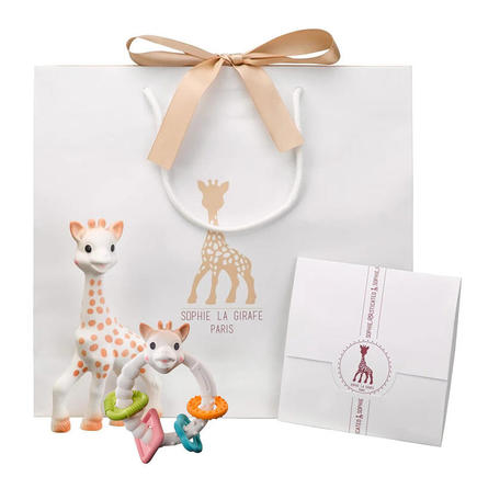 Coffret de naissance Sophie la girafe et Colo'rings Multicolore VULLI - 2