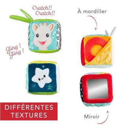 Cubes d'activités Sophie la girafe Multicolore VULLI - 3