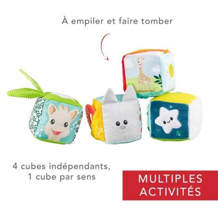 Cubes d'activités Sophie la girafe Multicolore VULLI - 2