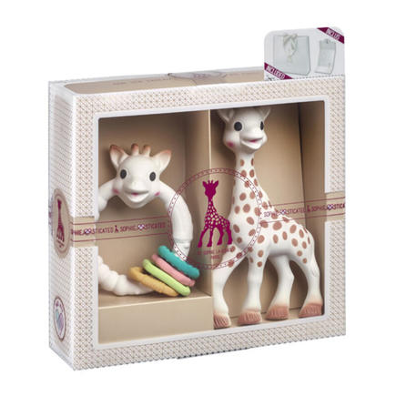 Coffret de naissance Sophie la girafe et Colo'rings Multicolore VULLI