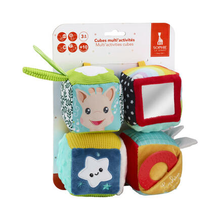 Cubes d'activités Sophie la girafe Multicolore VULLI - 6