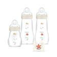 Coffret Biberons en verre 0-6m Lin MAM