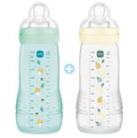 Lot de 2 biberons Easy Active 2e âge 330ml 6m Ice Pearl