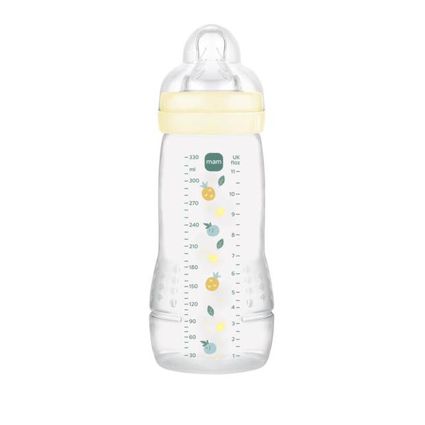 Biberon Easy Active 2e âge 330ml 6m Pearl MAM