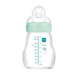 Biberon en verre 170 ml Débit 1 0-6m Aqua