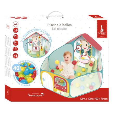 Piscine à balles Sophie la girafe Multicolore VULLI - 5