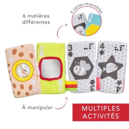 Jeu de cartes sensorielles Sophie la girafe Multicolore VULLI - 4