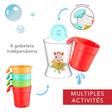 Gobelets Rigol'eau Sophie la girafe Multicolore VULLI - 2