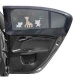 Lots de 2 pare-soleils chaussette Sophie la girafe Noir