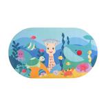 Tapis de bain Sophie la girafe Multicolore