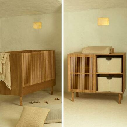 Chambre DUO Lit 60x120 + Commode HAI NO KI + PAL OFFERT QUAX
