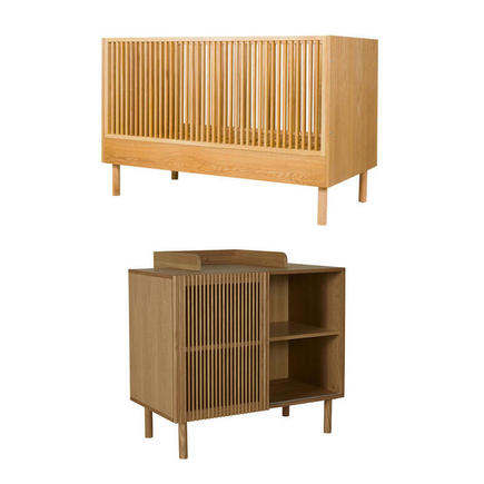 Chambre DUO Lit 70x140 + Commode HAI NO KI + PAL OFFERT QUAX - 2