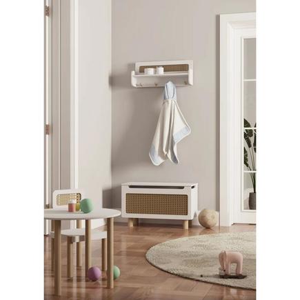 Etagère murale 4 patères OCHNA CBA Meubles - 2